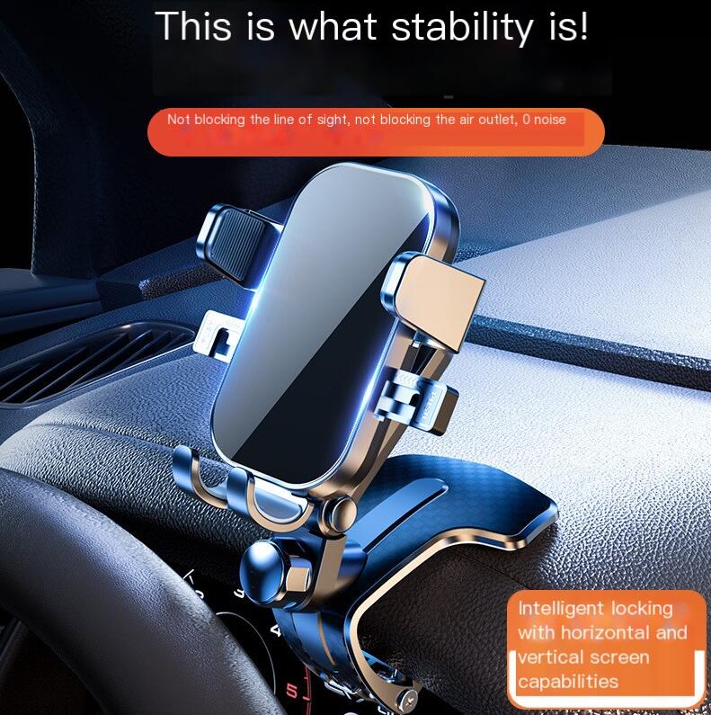 Car Dashboard Phone Mount for Navigation bracket and clip detail