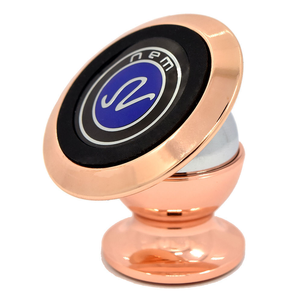 360° Magnetic Dashboard Phone Mount with phone secured while driving