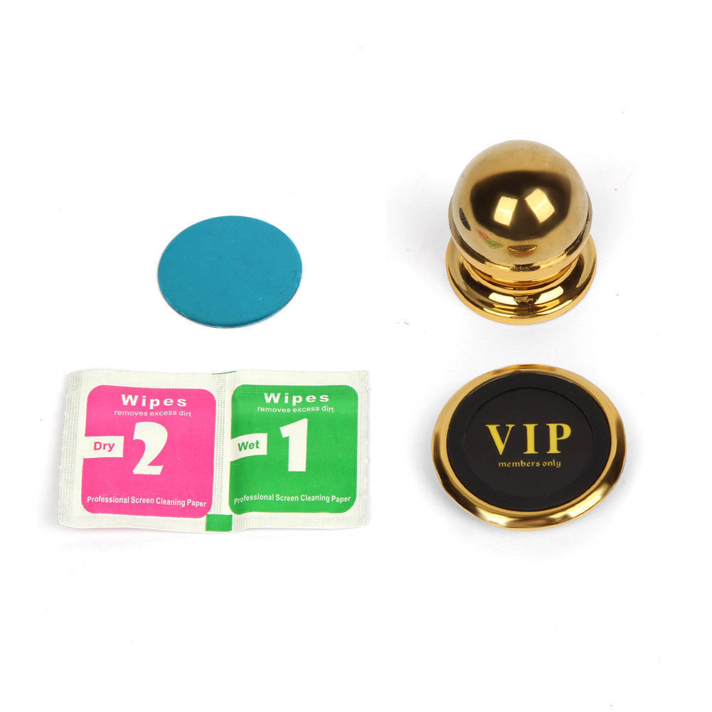 360° Magnetic Dashboard Phone Mount holding a phone at an angle