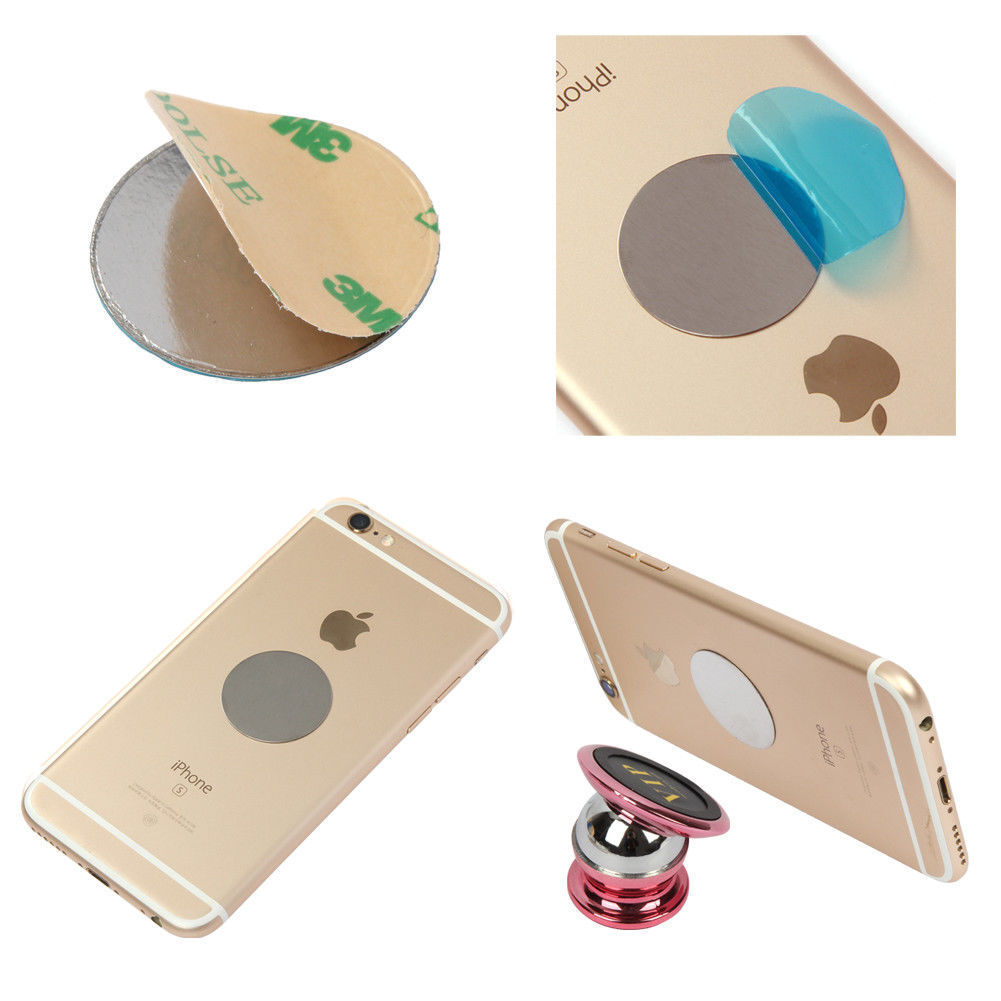 360° Magnetic Dashboard Phone Mount close-up of magnetic plate